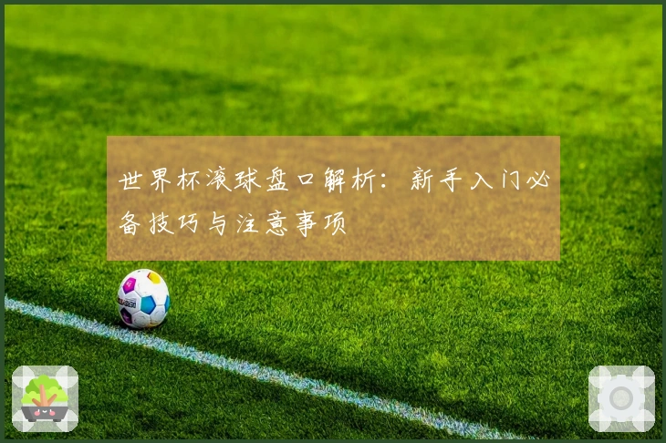世界杯滚球盘口解析：新手入门必备技巧与注意事项